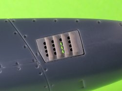 画像2: MASTER[AM-48-194]1/48 WWII アメリカ P-51ムスタング キャブレターエアフィルターカバー RAFルーバータイプ バージョンB(モンモデル用)