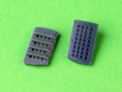 画像4: MASTER[AM-48-194]1/48 WWII アメリカ P-51ムスタング キャブレターエアフィルターカバー RAFルーバータイプ バージョンB(モンモデル用)