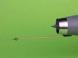 画像3: MASTER[AM-48-195]1/48 現用 露/ソ ミグMiG-21F-13フィッシュベッドC ピトー管 3Dプリント製アダプター付(エデュアルド用)