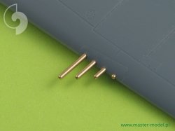 画像2: MASTER[AM-72-002]P-47 Thunderbolt .50 Browning M2 barrels (8pcs)