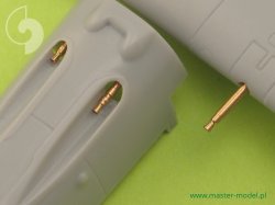 画像2: MASTER[AM-72-009]Bf 109 E3 - E9, T armament set (MG 17 tips, MG FF barrels)