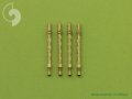 MASTER[AM-72-031]British Mk 2 Browning .303 caliber (7,7mm) with flash hider (4pcs)