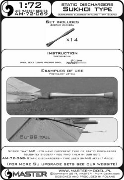 画像4: MASTER[AM-72-069]Static dischargers - type used on Sukhoi jets (14psc)