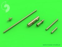 MASTER[AM-72-070]MiG-15 & MiG-15bis - 37mm and 23mm gun barrels set, antenna base & Pitot Tube