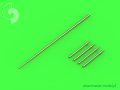 MASTER[AM-72-075]MiG-19PM (FarmerE) ? missle rails nose parts (4pcs) & Pitot Tube