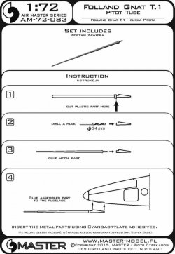画像3: MASTER[AM-72-083]Folland Gnat T.1 - Pitot Tube