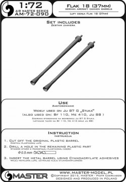 画像4: MASTER[AM-72-090]German aircraft cannon 3,7cm Flak 18 gun barrels (used on Ju-87G and other) (2pcs)