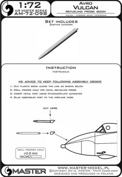 画像3: MASTER[AM-72-098]Avro Vulcan - Refueling Probe Boom