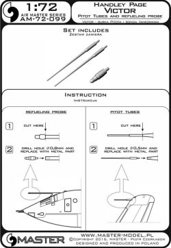 画像4: MASTER[AM-72-099]Handley Page Victor - Pitot Tubes and Refueling Probe Boom