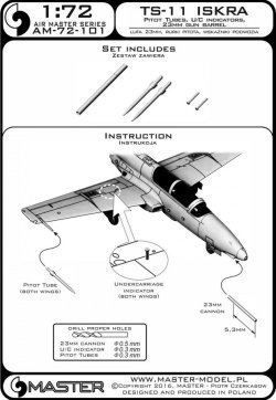 画像3: MASTER[AM-72-101]TS-11 Iskra - Pitot Tubes and 23mm gun barrel