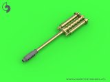 MASTER[AM-72-109]AH-64 Apache - M230 Chain Gun barrel (30mm), Pitot tubes and tail antenna (resin, PE and turned parts)