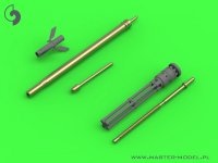 MASTER[AM-72-110]Mi-24 (Hind D/E) - JakB-12.7 machine gun barrel and DUAS probe (metal and resin parts)