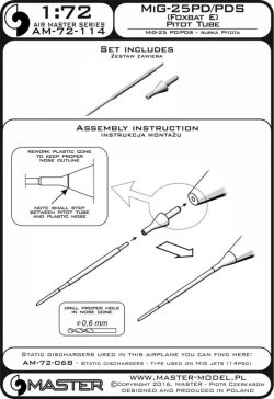 画像4: MASTER[AM-72-114]MiG-25PD/PDS (Foxbat E) - Pitot Tube