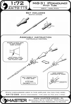 画像4: MASTER[AM-72-115]MiG-31 (Foxhound) - Pitot Tube