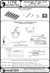 画像4: MASTER[AM-72-124]Curtiss P-40 E - N - details set - Browning .50 blast tubes, gunsight and Pitot Tube (4)