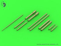 MASTER[AM-72-134]Fw 190 A7 - A9 armament set (MG 131, MG 151 barrel tips, MK 108 blast tubes) & Pitot Tube (for Eduard kit)