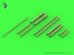 画像1: MASTER[AM-72-134]Fw 190 A7 - A9 armament set (MG 131, MG 151 barrel tips, MK 108 blast tubes) & Pitot Tube (for Eduard kit) (1)