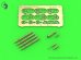 画像1: MASTER[AM-72-150]PZL P11a/b/c  - details set - wz. 33 machine gun barrels, gunsight and Venturi Tube (1)