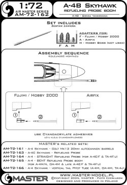 画像4: MASTER[AM-72-162]1/72 現用 アメリカ A-4Bスカイホーク攻撃機 空中給油ブーム