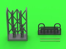 画像1: MASTER[AM-72-169]1/72 WWI ドイツ シュパンダウLMG 08/15機関銃 短装填ハンドルタイプ(2個入)