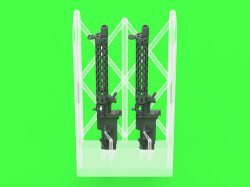 画像8: MASTER[AM-72-169]1/72 WWI ドイツ シュパンダウLMG 08/15機関銃 短装填ハンドルタイプ(2個入)