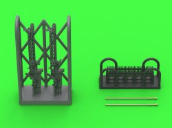 画像1: MASTER[AM-72-170]1/72 WWI ドイツ シュパンダウLMG 08/15機関銃 長装填ハンドルタイプ(2個入)