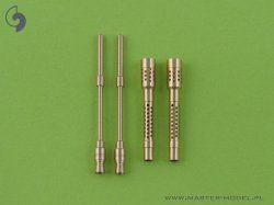 画像1: MASTER[AM-32-003]1/32 WWII ドイツ MG131 13mm航空機関銃 銃身(2本入)