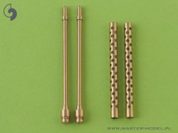 画像1: MASTER[AM-32-008]1/32 WWII 日本海軍 九七式7.7mm機銃 銃身(2本入)