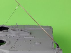 画像3: MASTER[GM-16-008]1/16 現用 ドイツ VHF 3088VMアンテナロッド 傾斜バージョン レオパルド2A7V他用(2本入/ダスヴェルクなど用)
