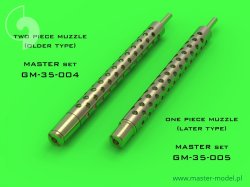 画像3: MASTER[GM-35-004]1/35 WWII/現用 アメリカ ブローニングM1919 .30口径機関銃 2ピース先細形銃口(初期型)銃身(2本入)