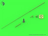MASTER[GM-35-017]1/35 現用 ポーランド KTOロソマク歩兵戦闘車など用 AT-1011/U HFアンテナ RF-1980-AT-001傾斜アダプター付(1本入)