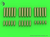 MASTER[GM-35-019]1/35 WWII ドイツ Flak 30/38/KwK 30/38用 2cm機関砲弾(cal. 20x138B) 空薬莢(15個入)/弾頭3種(各5個入)