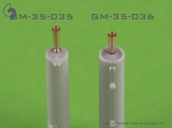 画像5: MASTER[GM-35-036]1/35 WWII ポーランド 7TP軽戦車 双砲塔型用 wz.30重機関銃 銃身(装甲タイプ)/警笛セット(IBG用)