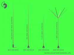 画像11: MASTER[GM-35-042]1/35 WWII ドイツ 起倒式2mロッドアンテナセット(初期のII号-IV号戦車用 1本入)