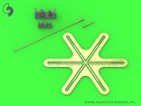 MASTER[GM-35-045]1/35 WWII ドイツ 1.8m星形アンテナセット(指揮戦車用 1本入)