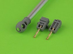 画像3: MASTER[GM-35-047]1/35　WWII イギリス A34コメット巡航戦車 77mm HV砲身&7.92mmベサ機銃身 レジン製マウント付(タミヤ用)