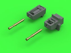 画像7: MASTER[GM-35-047]1/35　WWII イギリス A34コメット巡航戦車 77mm HV砲身&7.92mmベサ機銃身 レジン製マウント付(タミヤ用)