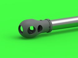 画像8: MASTER[GM-35-047]1/35　WWII イギリス A34コメット巡航戦車 77mm HV砲身&7.92mmベサ機銃身 レジン製マウント付(タミヤ用)