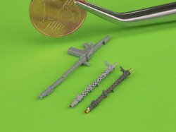 画像2: MASTER[GM-35-049]1/35　WWII ドイツ 7.92mm MG34機関銃 銃身 放熱口付バージョン 歩兵/初期戦車用(2本入)
