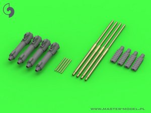 画像1: MASTER[GM-35-059]1/35 WWII ドイツ 四連装対空機関砲103/38 3cm MK103機関砲砲身(ダスヴェルク用) (1)