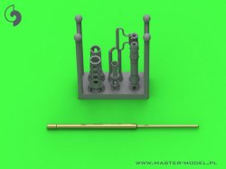 画像1: MASTER[GM-35-061]1/35 WWII/現用 アメリカ ブローニングM2HB .50口径(12.7mm)機関銃 銃身(第二次大戦-冷戦期用)