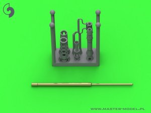 画像1: MASTER[GM-35-061]1/35 WWII/現用 アメリカ ブローニングM2HB .50口径(12.7mm)機関銃 銃身(第二次大戦-冷戦期用) (1)