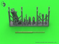 MASTER[GM-35-062]1/35 WWII/現用 アメリカ ブローニングM2HB .50口径(12.7mm)機関銃(第二次大戦-冷戦期用)