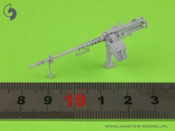 画像6: MASTER[GM-35-063]1/35 WWII アメリカ ブローニングM2HB .50口径(12.7mm)機関銃 w/戦車用マウント(初期M23揺架/弾薬トレイ)