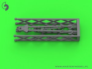 画像1: MASTER[GM-35-065]1/35 WWII アメリカ ブローニングM2HB .50口径(12.7mm)機関銃用 M3三脚架マウント 折り畳み状態(1個入) (1)