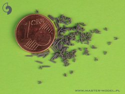 画像5: MASTER[GM-35-066]1/35 WWII アメリカ ブローニングM2HB .50口径(12.7mm)機関銃用 弾帯リンク/空薬莢セット(各150個入)