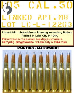 画像8: MASTER[GM-35-067]1/35 WWII アメリカ ブローニングM2HB .50口径(12.7mm)機関銃用 M2弾薬箱 開状態 WWIIタイプ(6個入)