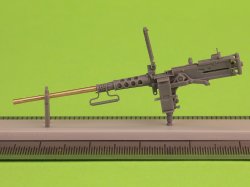 画像2: MASTER[GM-35-069]1/35 WWII アメリカ ブローニングM2HB .50口径(12.7mm)機関銃セット D69820揺架/D68375小型弾倉付(大戦初期戦車用)