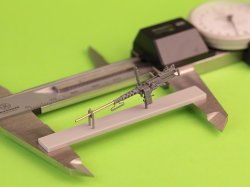 画像6: MASTER[GM-35-069]1/35 WWII アメリカ ブローニングM2HB .50口径(12.7mm)機関銃セット D69820揺架/D68375小型弾倉付(大戦初期戦車用)