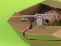画像2: MASTER[GM-35-070]1/35 WWII アメリカ ブローニングM2HB .50口径(12.7mm)機関銃セット D70627揺架/D68375小型弾倉付(M10駆逐戦車用)